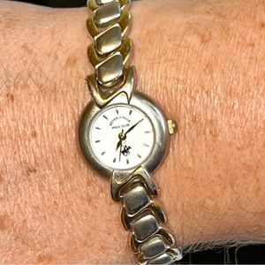 c. 2000s Beverly Hills Polo Club Women’s Stainless Steel Bracelet Watch Two-Tone